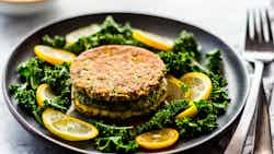 Kale Stew Burger (grünkohleintopf Burger)