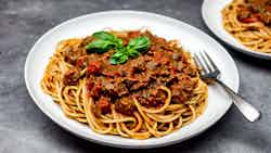 Kangaroo Bolognese Spaghetti (袋鼠肉酱意大利面)