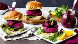 Kangaroo Sliders With Beetroot Relish (aussie Kangaroo Sliders With Beetroot Relish)