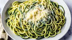 Keto Zucchini Noodle Alfredo