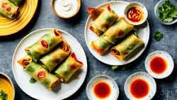 Khandvi Spring Rolls Surprise