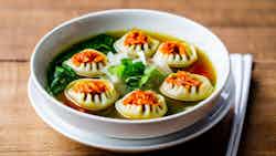 Kimchi Mandu Dumpling Soup (김치만두)