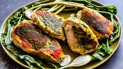 Kittitian Callaloo Stuffed Chicken Breast