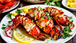 Kittitian Grilled Lobster With Garlic Butter