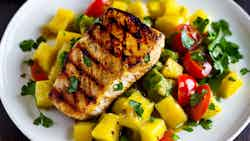 Kittitian Grilled Mahi Mahi With Pineapple Salsa