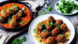 Koofteh Tabrizi (spiced Persian Meatballs)