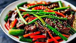 Korean-inspired Mongolian Beef (몽골리안 비프)