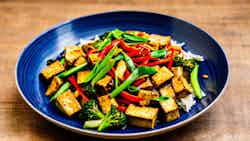 Korean-style Mongolian Tofu Stir-fry (몽골리안 두부 볶음)