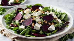 Kosher Roasted Beet And Goat Cheese Salad