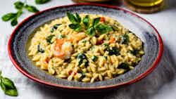 Kritharoto Me Thalassina (seafood Orzo Risotto)