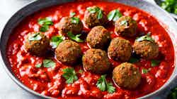 Kubbeh (iraqi Spiced Meatballs With Tomato Sauce)