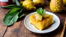 Kue Bolu Terbalik Nanas Glaze Rum (rum Glazed Pineapple Upside-down Cake)
