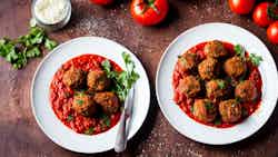 Kufta (circassian Meatballs In Tomato Sauce)