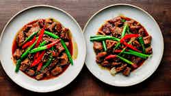 La Jiao Chao Shen (spicy Stir-fried Pork Kidneys)