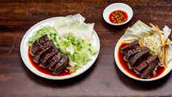 La Jiao Da Bai Cai Niu Rou (braised Beef With Chili And Chinese Cabbage)