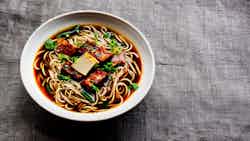 La Xue Tang (spicy Duck Blood Vermicelli Soup)