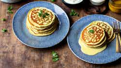 Lacy Pancakes With Curry Dipping Sauce (roti Jala)