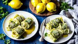 Lahanodolmades Avgolemono (greek-style Stuffed Cabbage Rolls With Lemon Sauce)