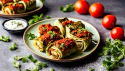 Lahanodolmades (greek-style Stuffed Cabbage Rolls)