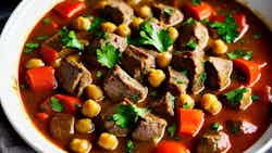 Lamb Stew With Chickpeas (caldereta De Cordero Con Garbanzos)