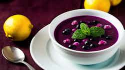 Latvian Blueberry Soup (Latviešu zemeņu zupa)
