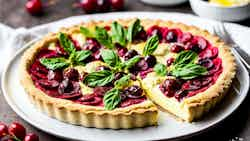 Lazian Ricotta And Sour Cherry Tart (torta Ricotta E Visciole)