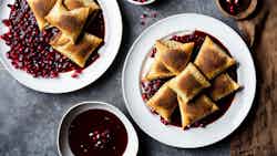 Lebanese Sfiha (meat Pies) With Pomegranate Molasses