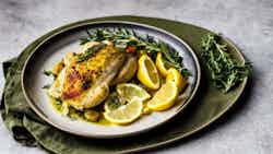 Lemon and Herb Roasted Chicken (Poulet rôti au citron et aux herbes)