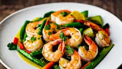 Lemon Ginger Shrimp Stir-Fry (Salteado de Camarones con Limón y Jengibre)