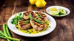 Lemongrass-Lime Grilled Pork Chops (Côtelettes de porc grillées à la citronnelle et au citron vert)