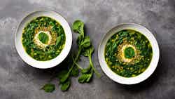 Lentil and Spinach Soup (Yemiser Be'selenge)