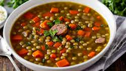 Lentil Soup With Smoked Sausage