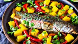 Lesotho-style Grilled Trout With Mango Salsa