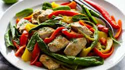 Limburgse Kip En Groente Roerbak (limburgian Chicken And Vegetable Stir-fry)