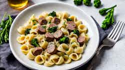 Little Ears With Turnip Tops And Sausage (orecchiette Con Cime Di Rapa E Salsiccia)