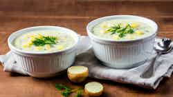 Livonian Cheese and Potato Soup (Livonijas Siers un Kartupeļu Zupa)