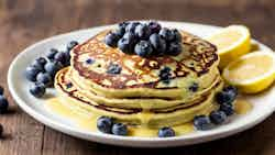 Llanon Lemon And Blueberry Pancakes