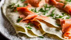 Lohilefserullat (salmon Lefse Wraps)