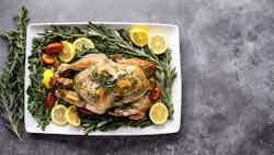 Low-carb Lemon Herb Roasted Turkey