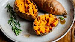 Low-sodium Baked Sweet Potato