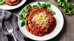 Low-sodium Eggplant Parmesan