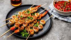 Low-sodium Grilled Shrimp Skewers