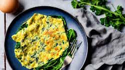 Low-sodium Spinach And Mushroom Omelet