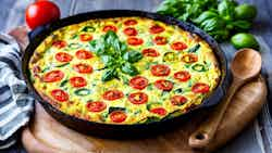 Low-sodium Zucchini And Tomato Frittata