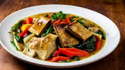 Lu Doupi He Cai (braised Tofu Skin With Vegetables)