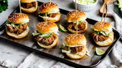 Luau Pulled Pork Sliders