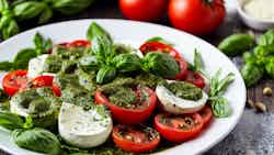 Lucanian Caprese Salad With Basil Pesto