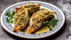 Lucanian Stuffed Squid With Bread Crumbs And Herbs