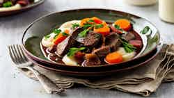 Lyonnaise-style Beef Bourguignon