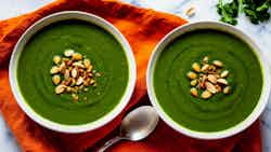 Maafe Nkukuma (groundnut Spinach Soup)